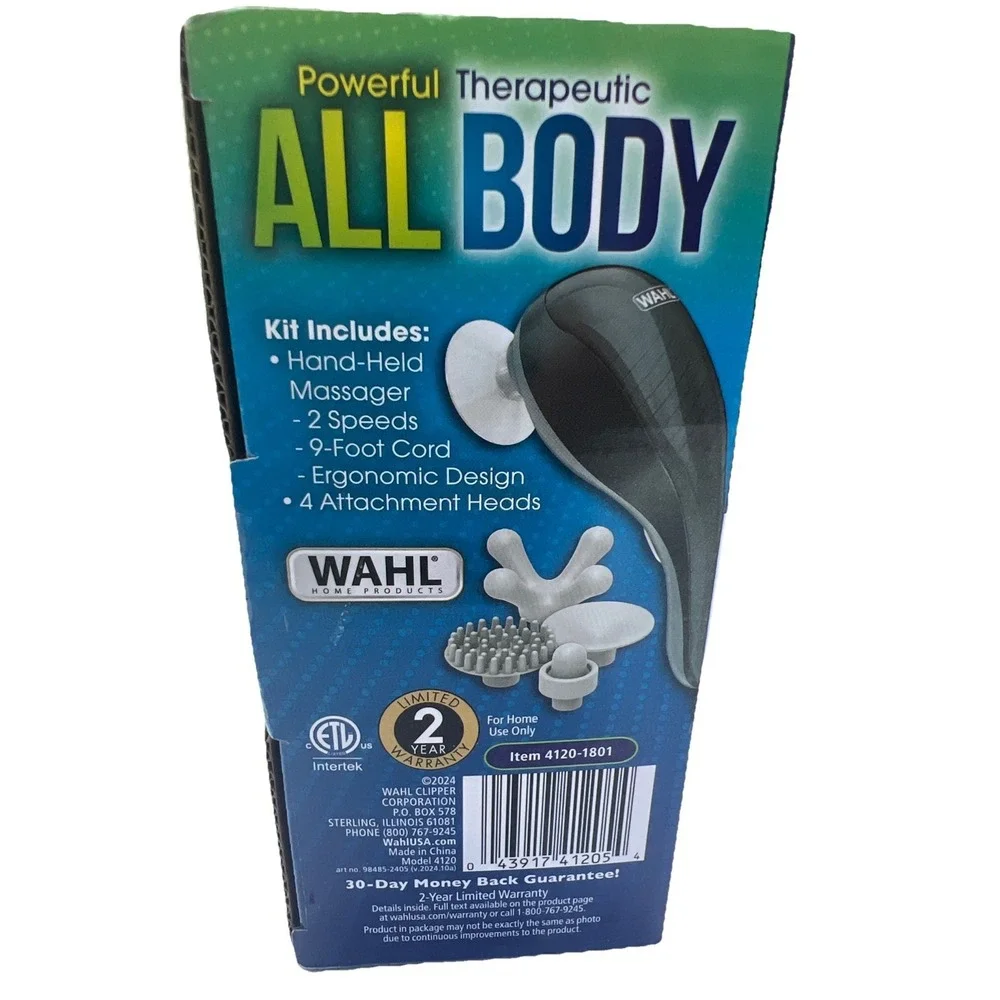 WAHL Powerful Therapeutic All-Body 2-Speed Massager Model‎ 4120-1801